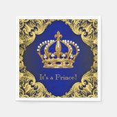 プリンスボーイ赤ちゃんシャワーナプキンス スタンダードカクテルナプキン (正面)