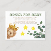 プリンスライオンゴールデンクラウンブックベビー囲い 名刺 (正面)