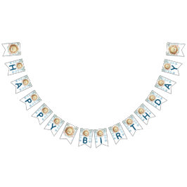 プリンスライオンジャングルハッピーバースデー バンティングフラッグ