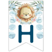 プリンスライオンジャングルハッピーバースデー バンティングフラッグ (第2の旗)