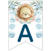 プリンスライオンジャングルハッピーバースデー バンティングフラッグ (第3の旗)