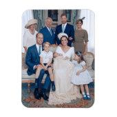 プリンスルイス《キリスト教》洗礼式や命名式2018年7月様式化 マグネット (縦)