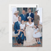 プリンスルイ《キリスト教》洗礼式や命名式2018年7月スタイル化 ポストカード (正面/裏面)