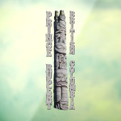 プリンスルパートデカールカナダトーテムポールウィンドウにしがみつく ウィンドウサイン (シート3)