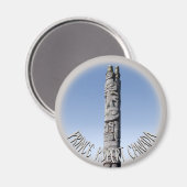 プリンスルパートパーソナライズされたマグネットBCお土産 マグネット (正面/裏面)