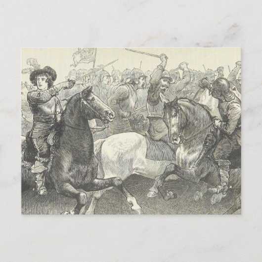 プリンスルパート戦のエドゲヒル ポストカード (正面)