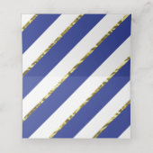 プリンス座席表、フードカード、フェイク金ゴールド プレイスカード (内部開封)