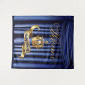 プリンス王室のウェルカムベビーベビーシャワー タペストリー (正面(横))