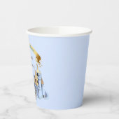 プリンス王室のキャッスルキャリッジブルー金ゴールド 紙コップ (左)