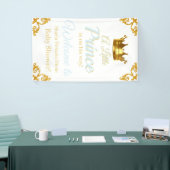 プリンス王室のベビーシャワーのバナー 横断幕 (トレードショー)