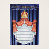 プリンス王室のベビーシャワーアドバイスカード (正面)