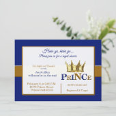 プリンス王室のベビーシャワー招待状 招待状 (スタンド正面)