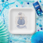 プリンス王室の男の子のシャワー ペーパープレート (パーティー)