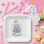 プリンス王室の男の子のシャワー ペーパープレート (パーティー)