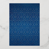 プリンス王室の誕生日フォイル招待状 箔招待状 (裏面)