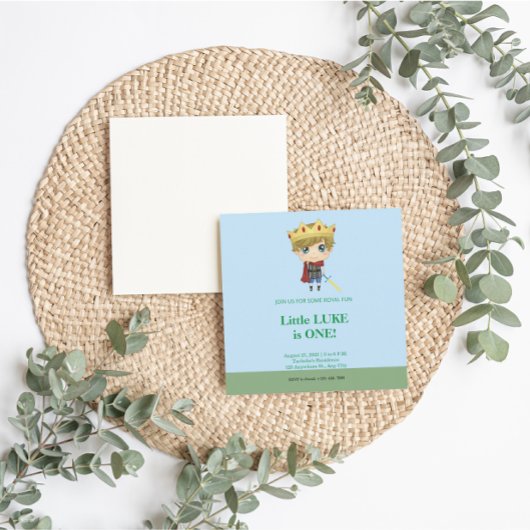 プリンス王室の誕生日招待状 招待状