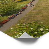 プリンス通りガーデン，エジンバラ，スコットランド ポスター (角)