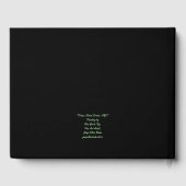 プリンス通りコーナーNYC ゲストブック (裏面)