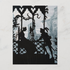 プリンス魅力的とプリンセス ポストカード