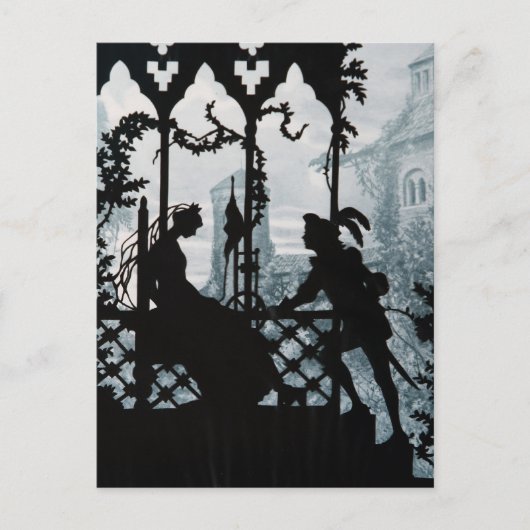 プリンス魅力的とプリンセス ポストカード (正面)