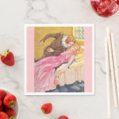 プリンス魅力的キスをするスリープ美しい スタンダードランチョンナプキン (インサイチュ)