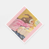 プリンス魅力的キスをするスリープ美しい スタンダードランチョンナプキン (角)