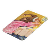 プリンス魅力的キスをするスリープ美しい マグネット (左側)