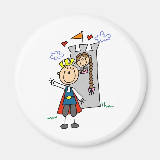 プリンス魅力的レスキューRapunzel磁石 マグネット (正面)