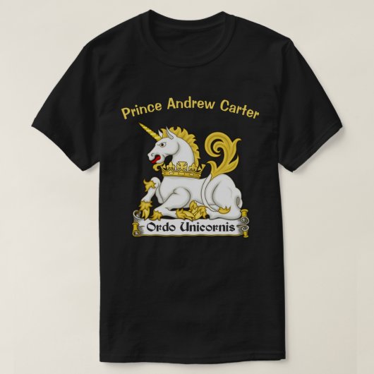 プリンス・アンドリュー・カーターTシャツ Tシャツ (デザイン正面)
