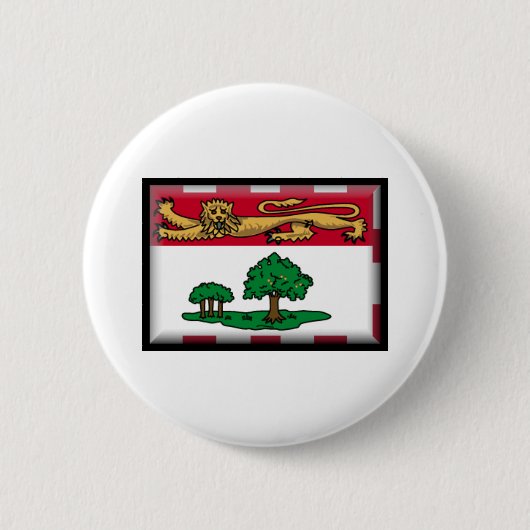 プリンス・エドワード・アイランドの旗 缶バッジ (正面)