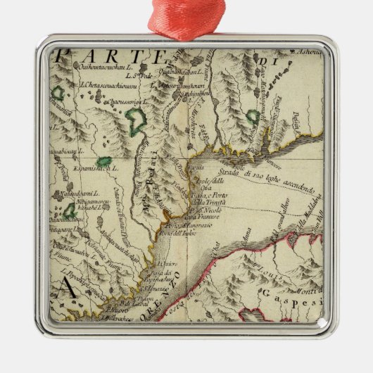 プリンス・エドワード・アイランド、ニューブランズウィック メタルオーナメント (正面)