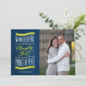 プリンス・オブ・ピースクリスマスの写真カード シーズンカード (スタンド正面)