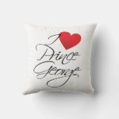 プリンス・ジョージが大好き赤いハート クッション (裏面)