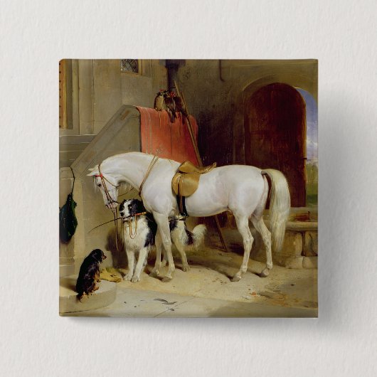 『プリンス・ジョージのお気に入り』(油版) 缶バッジ (正面)