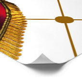 プリンス バックドロップ, プリンスパーティー 赤と金 ポスター (角)