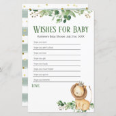 プリンス・ライオングリーンフローラがベビーを願う (正面/裏面)