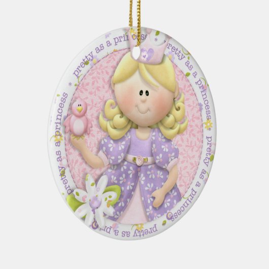 プリンセかわいらしス写真オーナメントとして セラミックオーナメント (右)