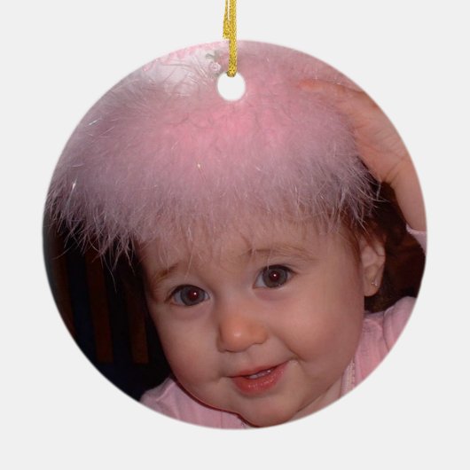 プリンセかわいらしス写真オーナメントとして セラミックオーナメント (裏面)