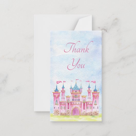 プリンセスありがとう ノートカード (正面)