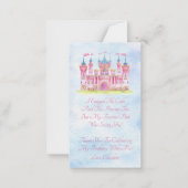 プリンセスありがとう ノートカード (裏面)