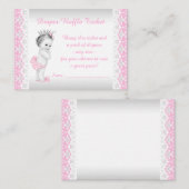 プリンセスおむつラッフルチケット エンクロージャーカード (正面/裏面)