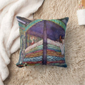 プリンセスおよびエンドウ豆のエドマンドDulacのファインアート クッション (ブランケット)