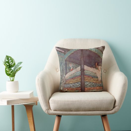 プリンセスおよびエンドウ豆の枕Rackhamのおとぎ話 クッション (椅子)