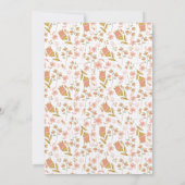 プリンセスおよびエンドウ豆の眠りのパーティの招待状 招待状 (裏面)