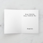 プリンセスおよびカエルのバレンタインの挨拶状 シーズンカード (内部)