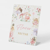 プリンセスお洒落フェアリー誕生日パーティーデコール 台座サイン (正面)