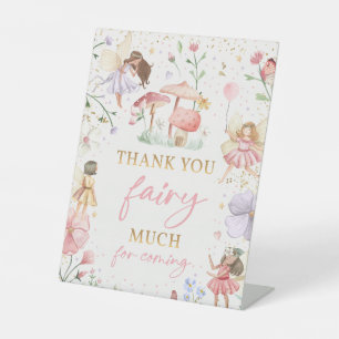 プリンセスお洒落フェアリー誕生日パーティーデコール 台座サイン