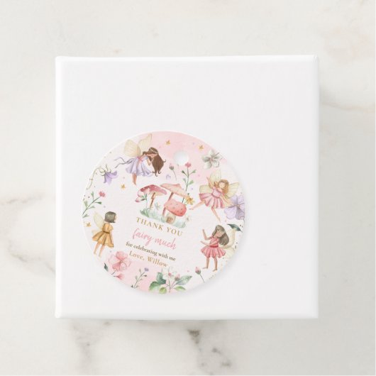 プリンセスお洒落マジカルフェアリー誕生日パーティー フェイバータグ (インサイチュ)