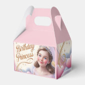 プリンセスお祝いハッピーバースデー フェイバーボックス (裏面サイド)