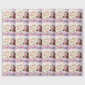 プリンセスお祝いハッピーバースデー ラッピングペーパー (フラット)